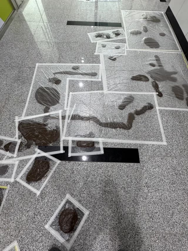 건담 세종2차 복도 기름제거 시공 후