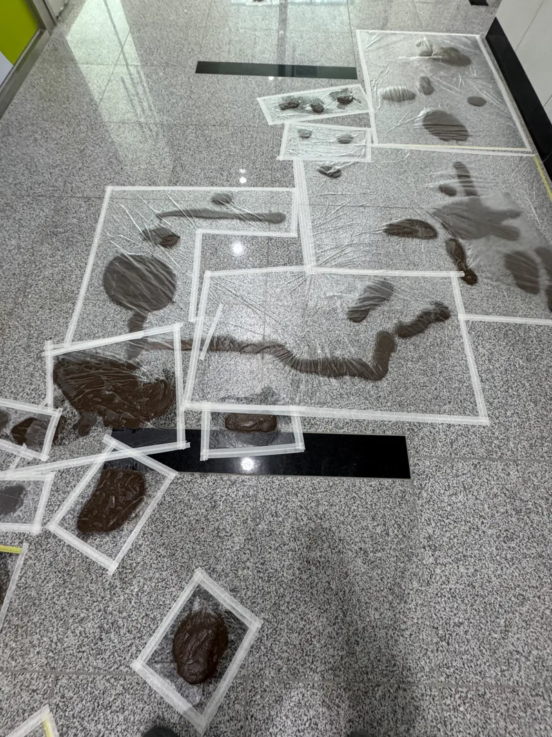건담 세종2차 복도 기름제거 시공 후