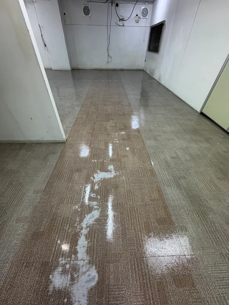 용인 CJ대한통운 바닥왁스코팅 시공 후
