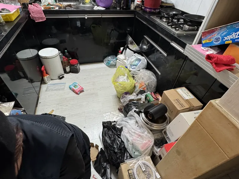 간단청소 작업 현장