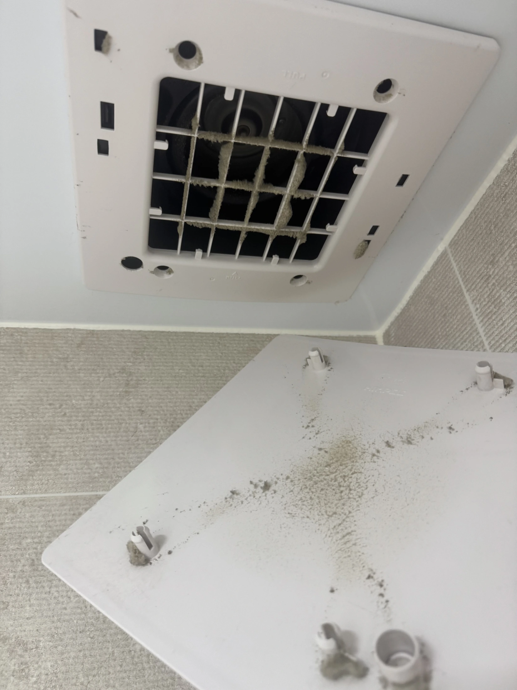 욕실과 배수구 실제 현장 사진 2