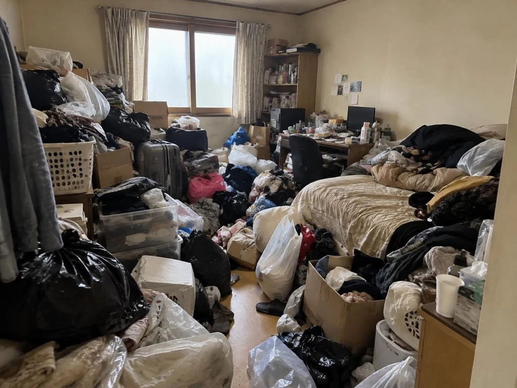 동작구 쓰레기집청소 침대 주변 정리 과정