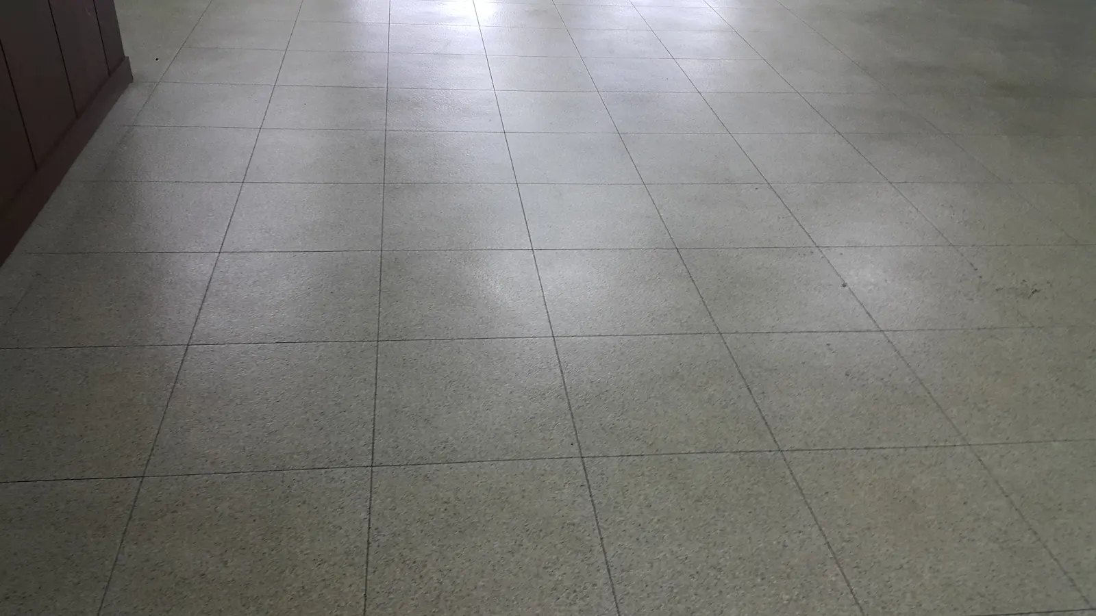 판교 데코타일 바닥왁스코팅 · 작업 후