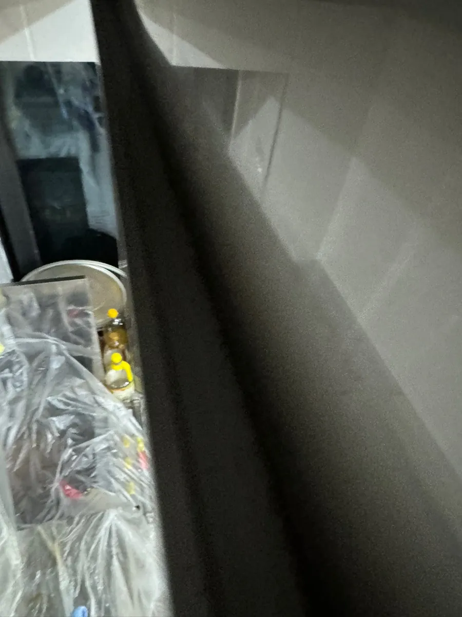평택 요양원 주방 후드청소 작업 후, 후드 가장자리
