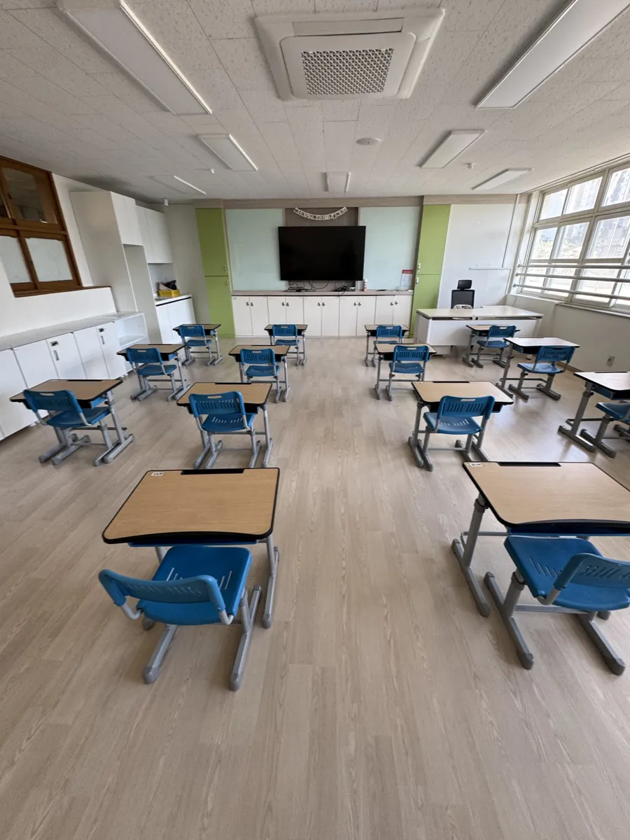 용인 초등학교 교실 학교청소 · 작업 후